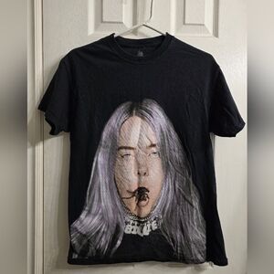 Official Billie Eilish 2019 Tarantula Mouth Spider T-Shirt - OG Merch